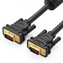 (25M) 1080P VGA to VGA Cable Male to Male Shielding Video Cable for HDTV PC