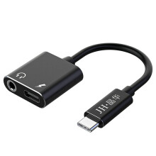 3.5mm Type-C Audio Music Adapter Converter for Charging and Listening to Songs Two-in-one Adapter