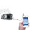 (2M) 3.5mm To Double 6.5mm Audio Line Sound Console Computer 1 Turn to 2 Cable Amplifier 3