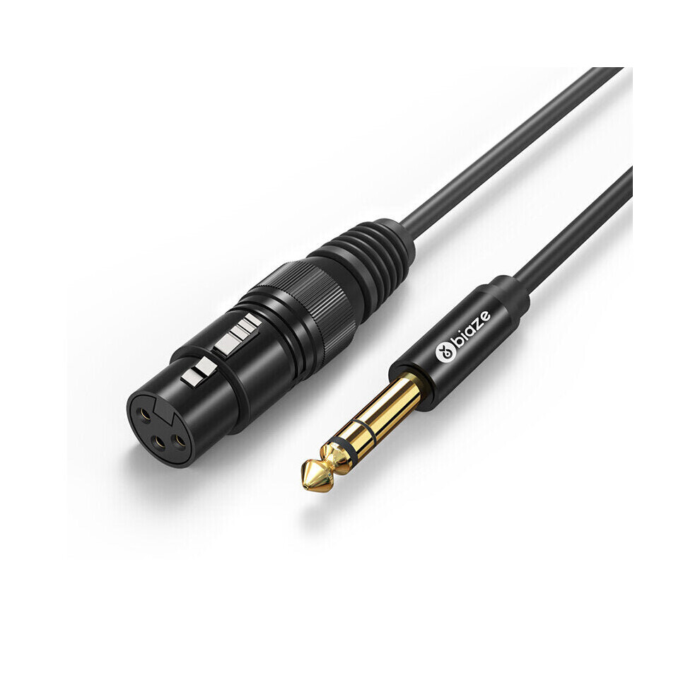 (5M) 6.5mm to Cannon Male to Female Microphone Audio Cable 3-Core XLR Balanced Cable