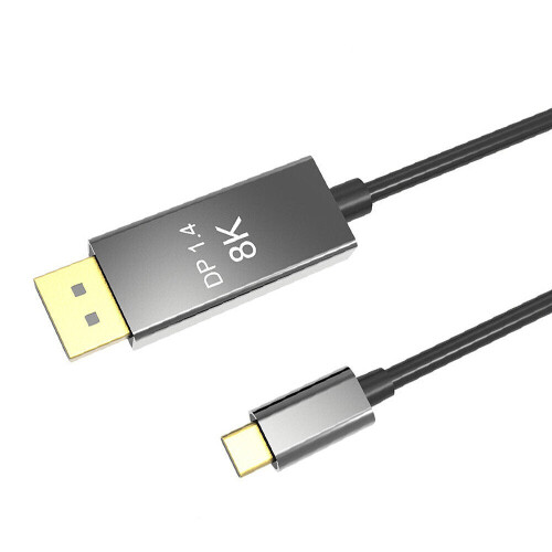 2m Type C to Displayport Cable Adapter Connectors 8K DP 1.4 HD Video Cable Support 3D Visual Effect for Apple Project T0404 2