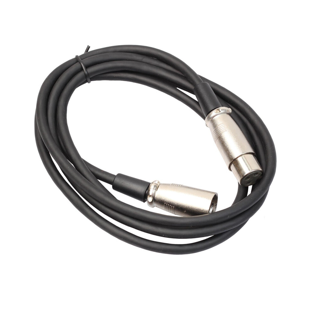 (1.8M) 1.8/ 3M 3-Pin XLR Male To XLR Female Microphone Audio Cable