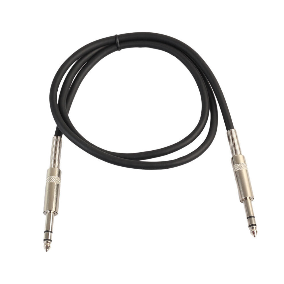 (1M) 1/ 1.8/ 3M 6.35 Stereo Male To Male Electric Guitar Audio Cable