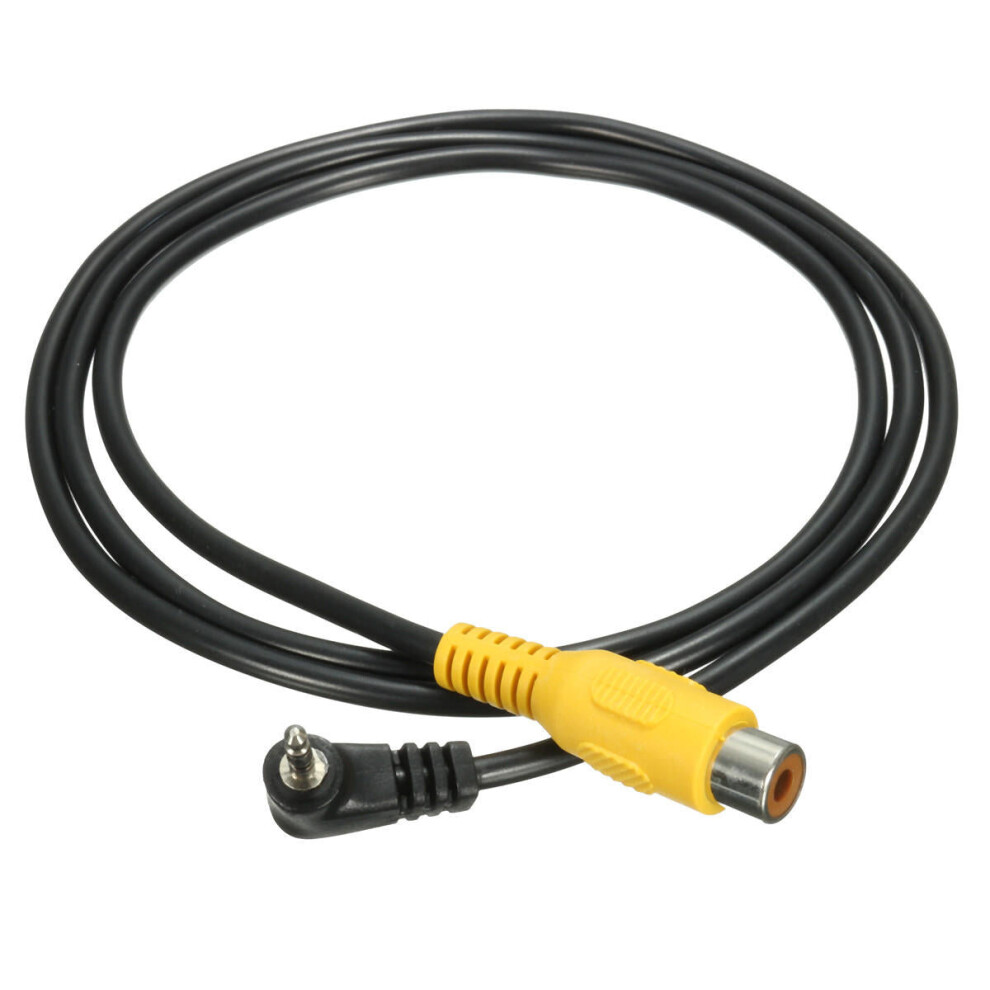 2.5Mm Stereo Jack Plug Male To Rca 3.5Mm Female Adapter For Gps Av-In Converter Video Cable Black 6112212783566