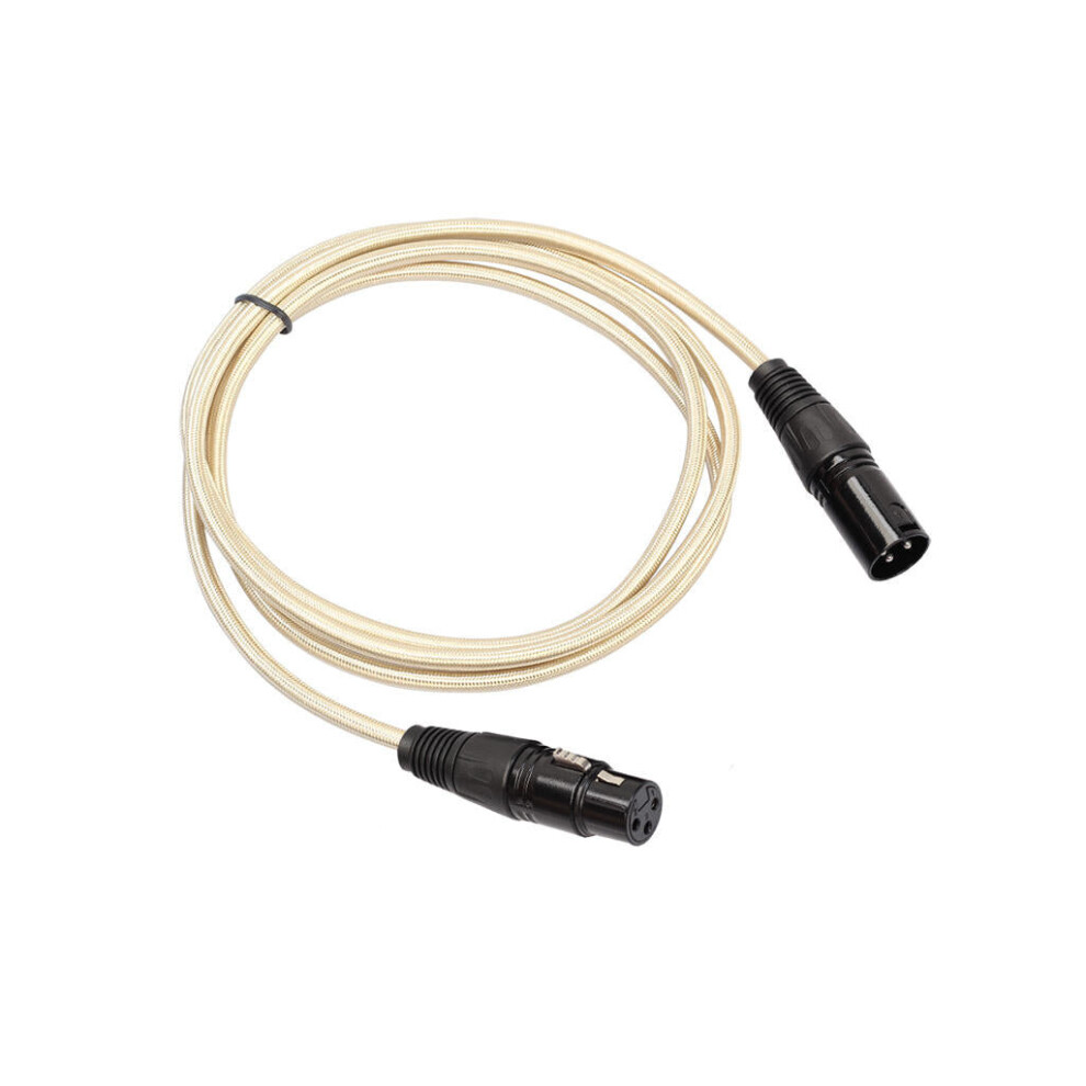 (1M) 1/ 1.8/ 3M 3-Pin Male To Female Microphone Audio Cable