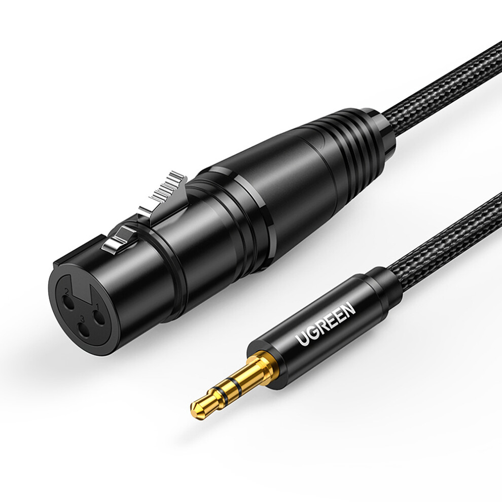 (1M) 3.5mm AUX Male to XLR Female Audio Cable 1m 2m HiFi Audio Cabe for Microphone Desktop Sound Card