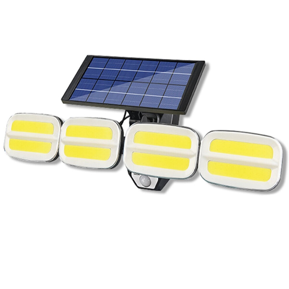 (240COB) 1200mAh Solar Wall Light Intelligent Human Sensor Light Super Bright Waterproof Outdoor Garden Camping Patio Lighting