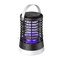 2 IN 1 Mosquito Killer Lamp Rechargeable 3 Modes LED Camping Light UV Insect Trap Light No Noise and Radiation