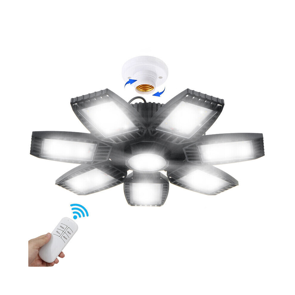 (Type-C) 200W 6500K LED Morphing Folding Lamp Lighting Pendant Light Multi-angle Rotation Waterproof Heat Dissipation Outdoor Camping Garden Yard Lighting