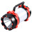 (Red) 3000mAh LED Camping Light 3 Modes Flashlight USB Rechargeable Outdoor Emergency Lamp 12
