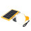 (Red) 200LM Solar Panel Bulb Power 5 Modes DC Lighting System Kits Emergency Generator With Remote Control Outdoor Camping 6