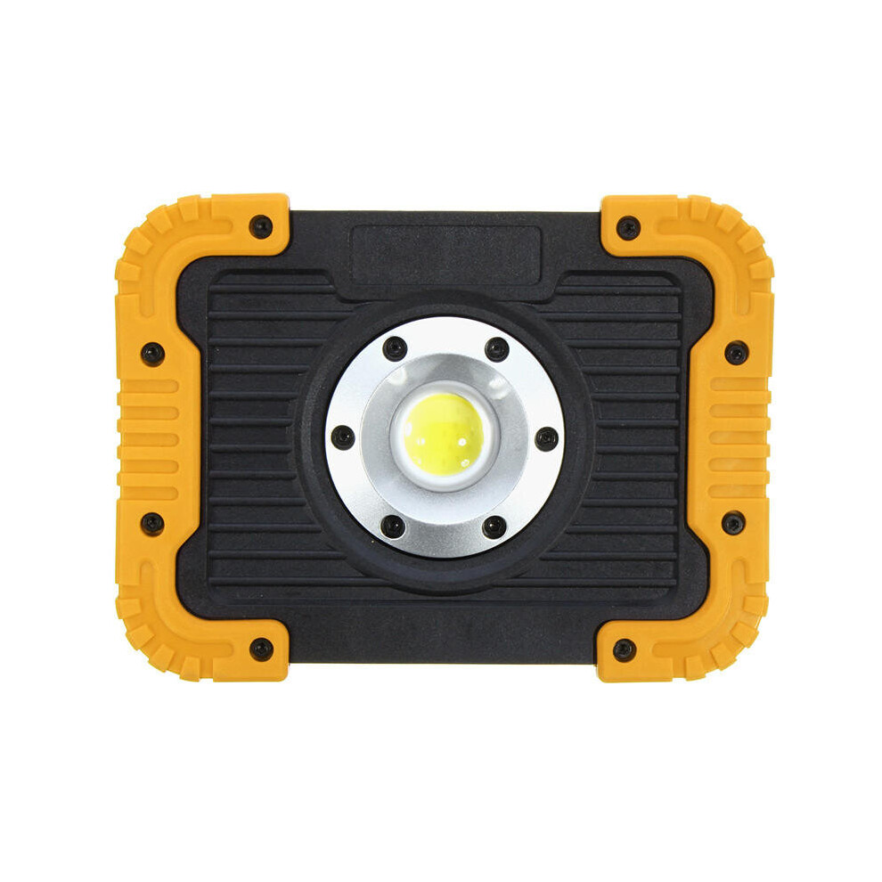 (Yellow) 30W 750lm 20LED COB Work Light Rechargeable Lantern Outdoor Camping Tent Emergency Flashlight Torch