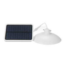 (White) 260LM Multifunctional Solar Camping Light Waterproof Power Bank 3 Modes Work Lamp Outdoor Travel Hiking Tent Light