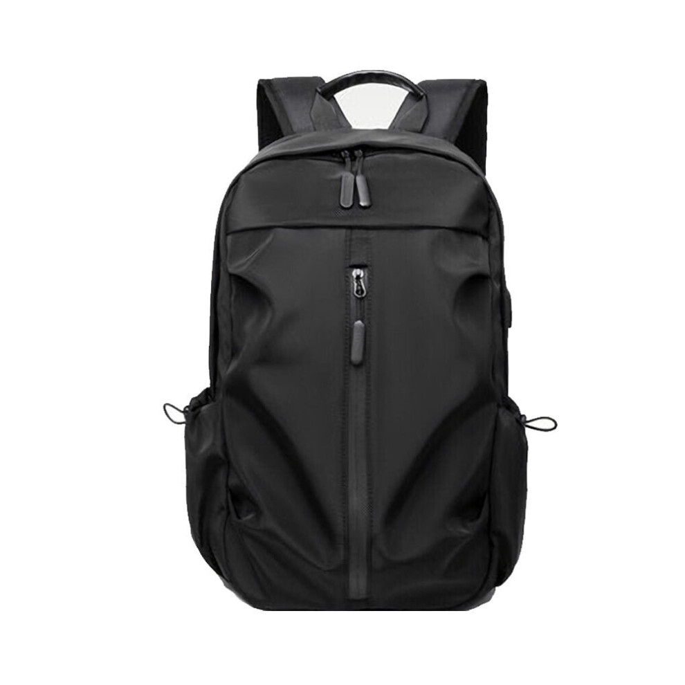 (Black) 15.6-inch +Laptop Backpack USB Rechargeable Port Backpack Large Capacity Books Laptop Tablet Accessories Storage Bag