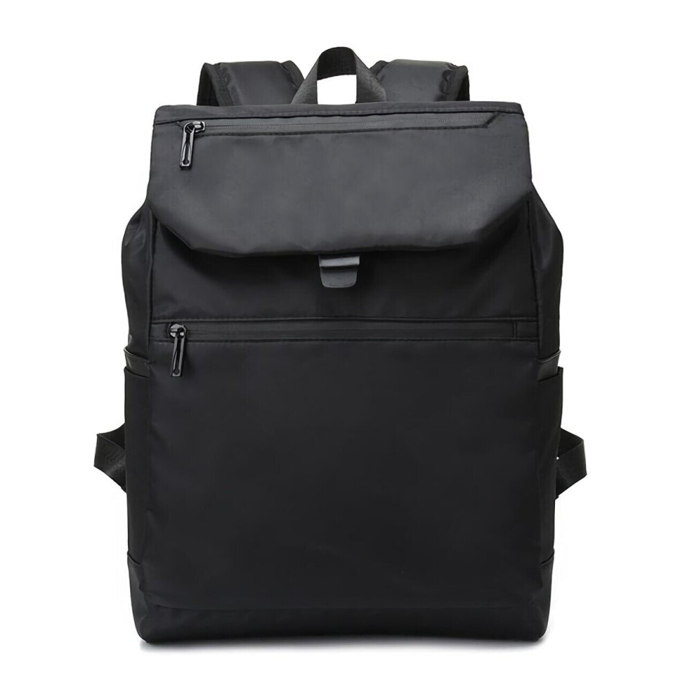 (Black) 15 inch Laptop Backpack Waterproof Nylon Travel School Bagpack For Laptop Tablet Books