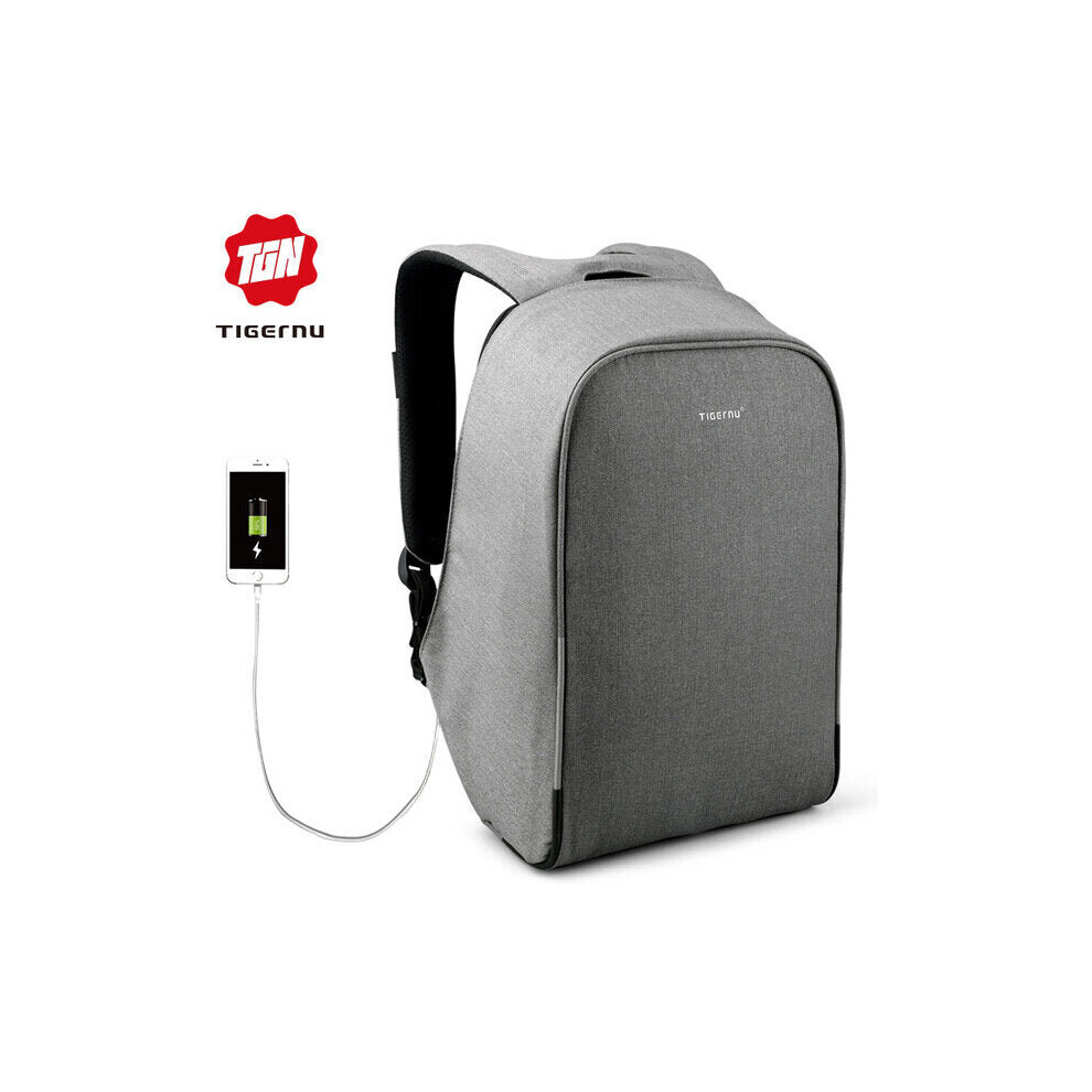 15.6 inch Anti-theft Laptop Bag with Rain Cover Casual Hard Shell Business Unisex Backpack
