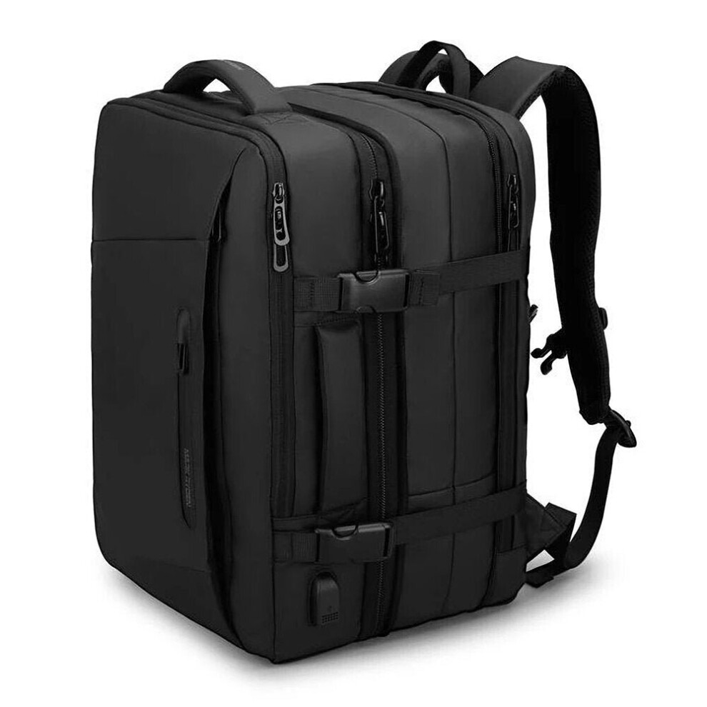 (expandable) 17 inch Laptop Backpack Raincoat Male Bag USB Recharging Multi-layer Anti-thief Travel Backpack