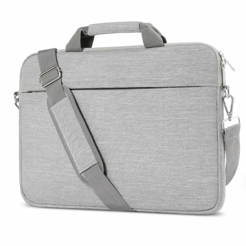 (Light Grey, 13.3 inch) 13.3/14/15.6 Inch Laptop Sleeve Bag Tablet Bag Travel-friendly Handbag For iPad Macbook Laptop Notebook Tablet