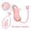 Women G Spot Electric Shock Vibrator Clitoral Remote Control Egg 2