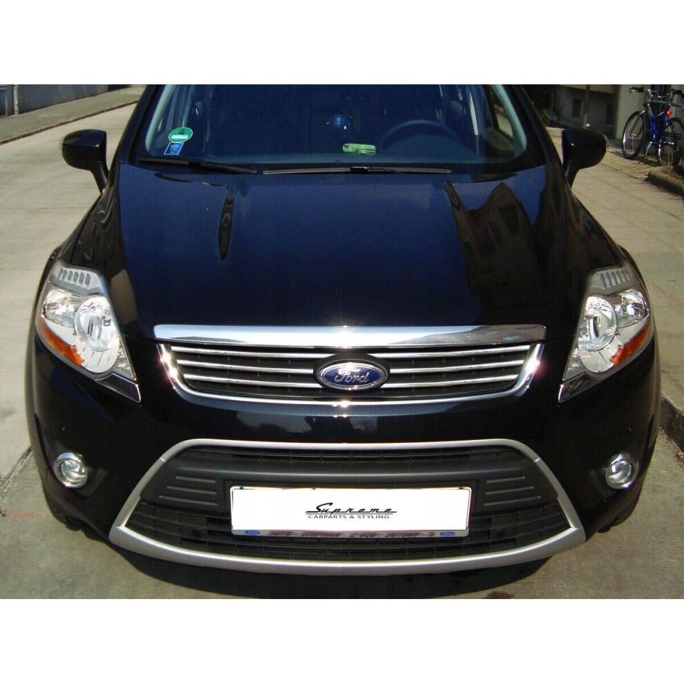 Ford Kuga I - Listwy Chrom Grill Atrapa Tuning 4150507597391