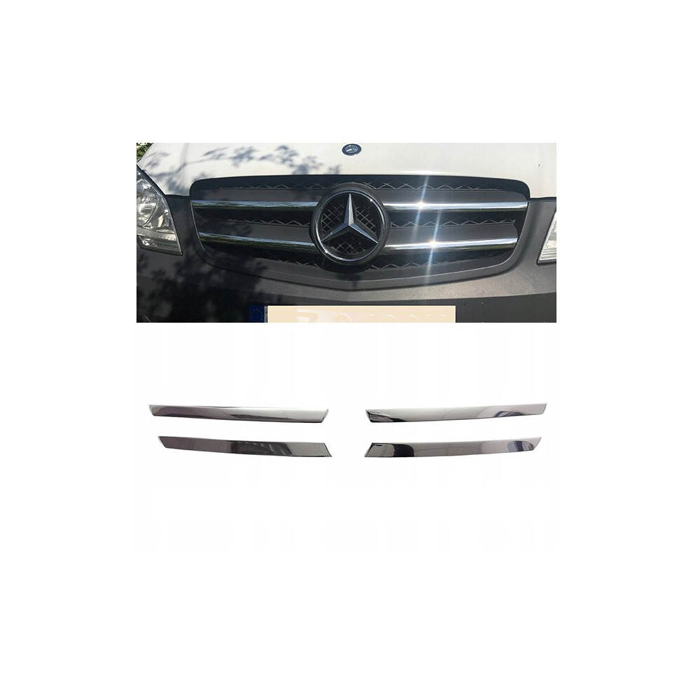 Mercedes Benz Sprinter W906 - Listwy Chrom Grill 4138667211678