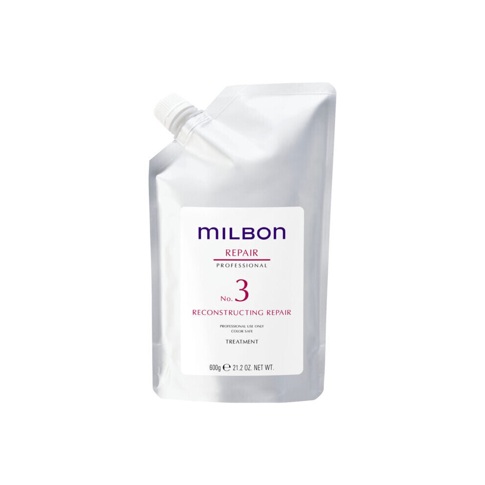Milbon Repair Restorative #3 Reconstruction Repair 21.2 Oz Professional Treatment