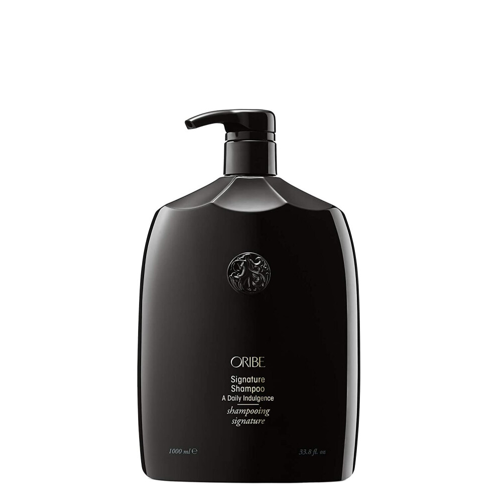 Oribe Signature Shampoo 33.8 Oz Salon Product With A Generic Pump