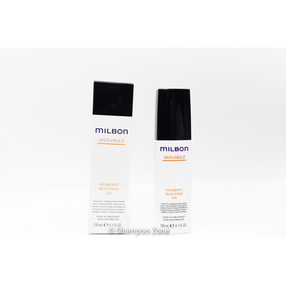 Milbon Anti Frizz Humidity Blocking Oil 4.1 Oz