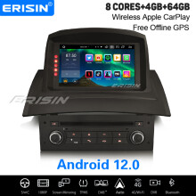 8-Core 4GB+64GB IPS Android 12 Car Stereo Renault Megane II DAB+ Radio Satnav CarPlay WiFi BT 5.0 OBD2