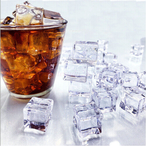 (20pcs) acrylic fake ice cubes for decoration display