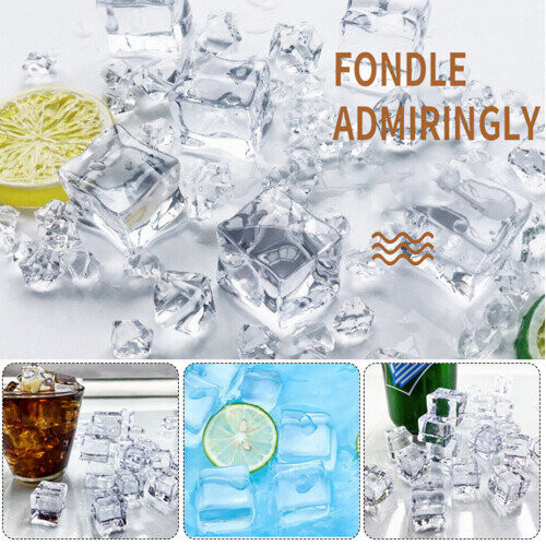 (20pcs) acrylic fake ice cubes for decoration display 1