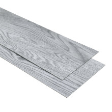 (#5) 36Pcs Grey White Brown Color Series Self Adhesive PVC Flooring