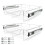 AREBOS AREBOS Sliding drawer for kitchen cabinets and fitted cupboards - additional storage - 2x 60cm 1