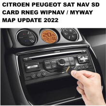 PEUGEOT RNEG MY WAY Navigation SD Card 207 308 3008 407 Map EU,UK 2022