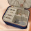 Travel Jewellery Boxes Initial Ring & Earring Storage Letter Gift - G 3