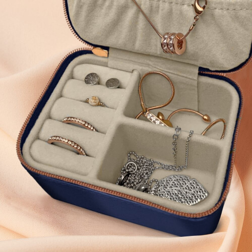 Travel Jewellery Boxes Initial Ring & Earring Storage Letter Gift - G 2
