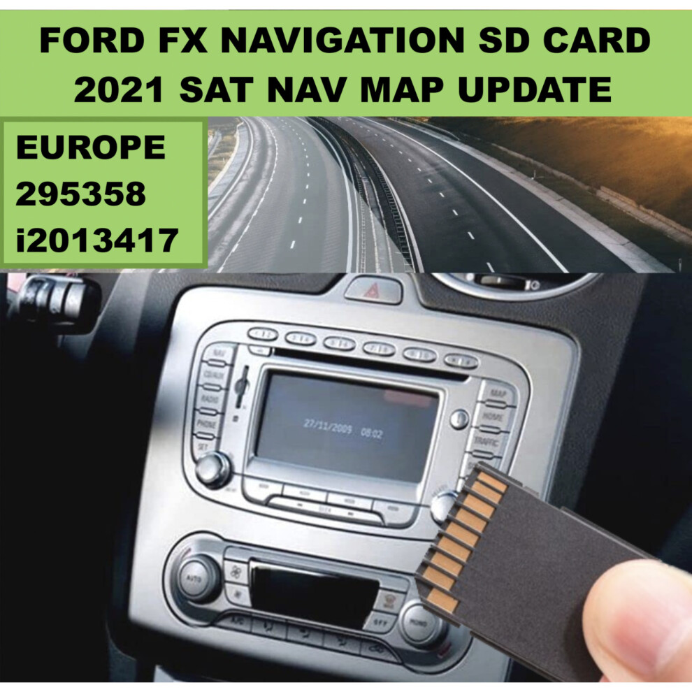 FORD FX 2021 NAVIGATION MAP SD CARD UPDATE EUROPE UK & EUROPE I2013417