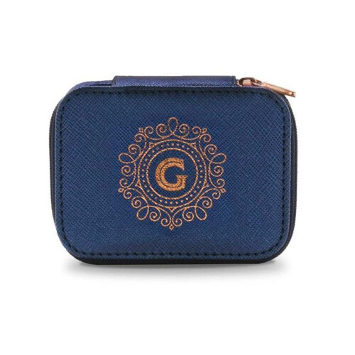 Travel Jewellery Boxes Initial Ring & Earring Storage Letter Gift - G