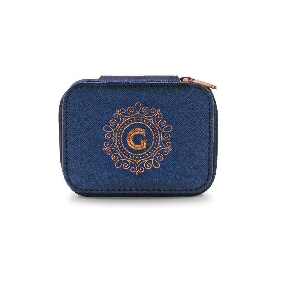 Travel Jewellery Boxes Initial Ring & Earring Storage Letter Gift - G