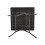 Living And Home (Brown) Square Rattan Folding Outdoor Bistro Table 5