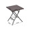 Living And Home (Brown) Square Rattan Folding Outdoor Bistro Table 2