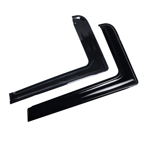 Front Wind Rain Guard Deflectors Black For Ford Transit MK6 MK7 00-14 1