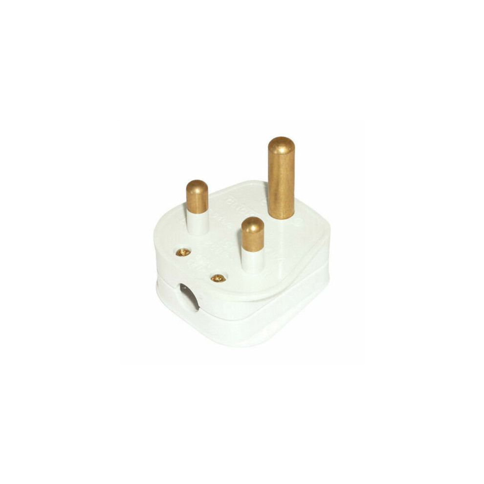 Click Pa166 Round Pin Plug - 5 Amp 5060022002135