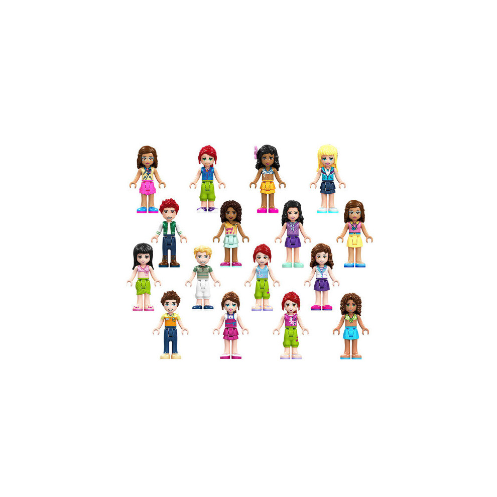 (16Pcs) Friends Girls Mini Figures Building Blocks Toys