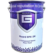 (White) 2 Pack Epoxy Resin Floor Paint Heavy Duty 5 Litres