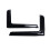 Front Wind Rain Guard Deflectors Black For Ford Transit MK6 MK7 00-14 3