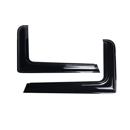 Front Wind Rain Guard Deflectors Black For Ford Transit MK6 MK7 00-14 2