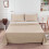 (King, Beige) Flat Sheet Egyptian Cotton Single Double King Size 1
