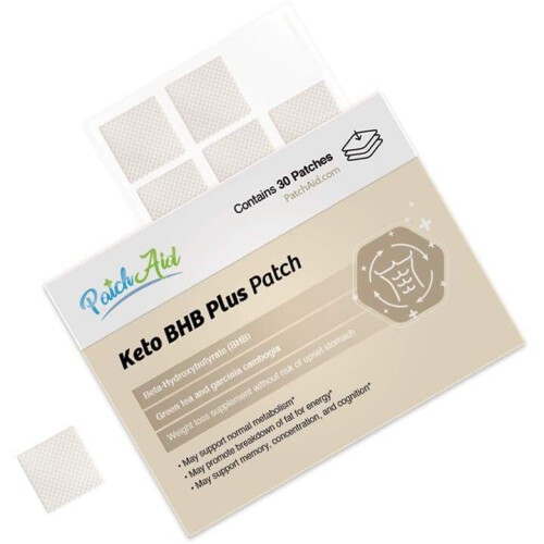 PatchAid, Keto BHB Plus Patch, 30 Patches 1