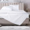 (Single, White) Flat Sheet Egyptian Cotton Single Double King Size 4